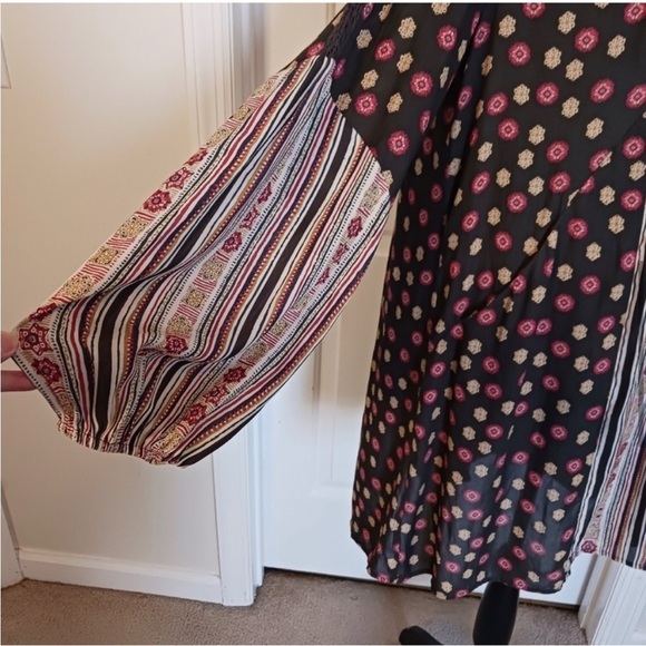 Free People Rain Or Shine Chiffon Boho Mini Dress Sz S NWT - Picture 8 of 12